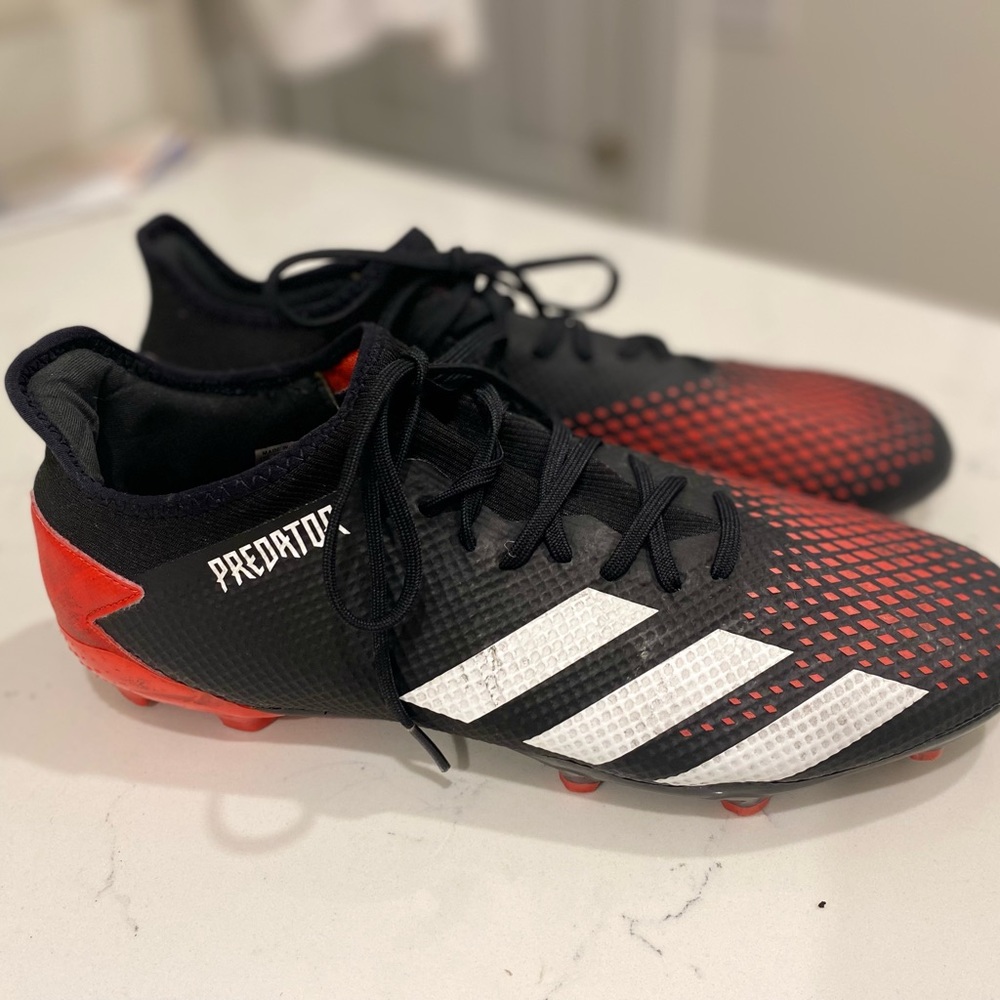Size 11 Adidas Predator Soccer Cleats.